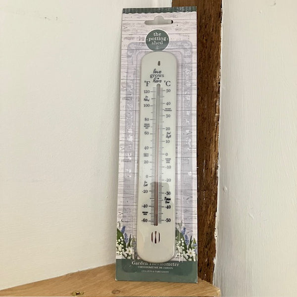 The Love Grows Here Thermometer is a fab little gift for those that love talking all things weather!