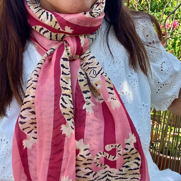 The Tigerlily Scarf Pink would make a gorgeous gift that could be worn all year round
