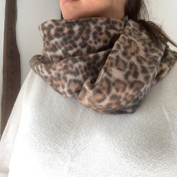 The Tiggy Leopard Print Scarf is the must have scarf for all leopard print lovers