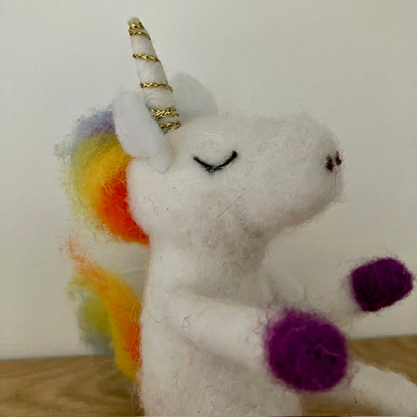 "Una Unicorn" Felt Friends make ideal cosy gift for unicorn and horse loving fans