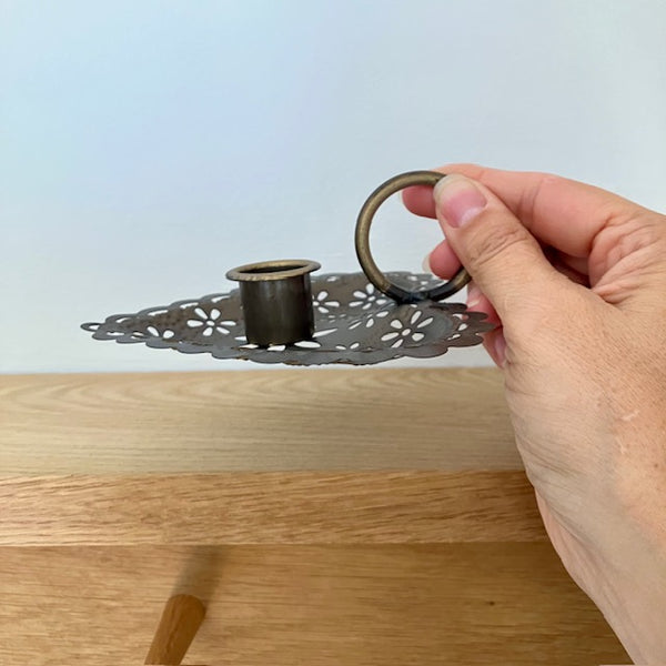 The Wee Willie Winkie Candle Holder is a pretty little gift for candle lovers
