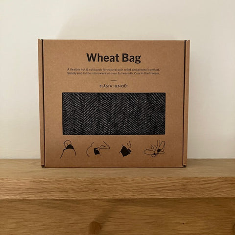 The Wheat Bag Black is a wonderfully cosy and relaxing way to help reduce pain and inflammation