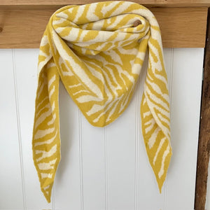 The Wren Scarf Mustard is a fabulous unique design that will keep you super cosy & warm