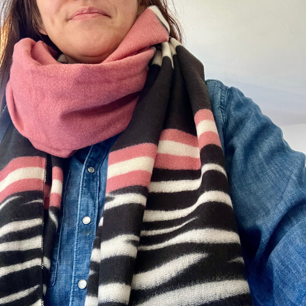 Zara Scarf is a great gift for animal print fans