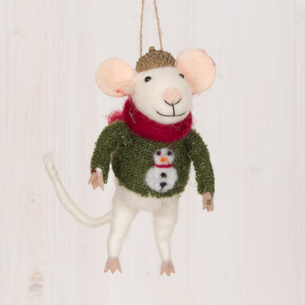 Felt 'Mortimer Mouse' Decoration