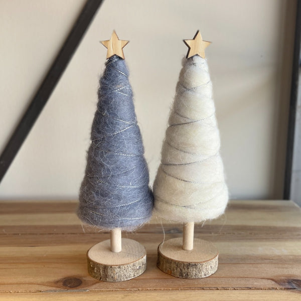 Scandi tree decorations, ideal for tablescapes, mantle pieces or Christmas decoration
