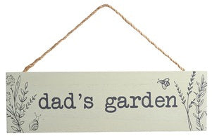 Dad's Garden Sign