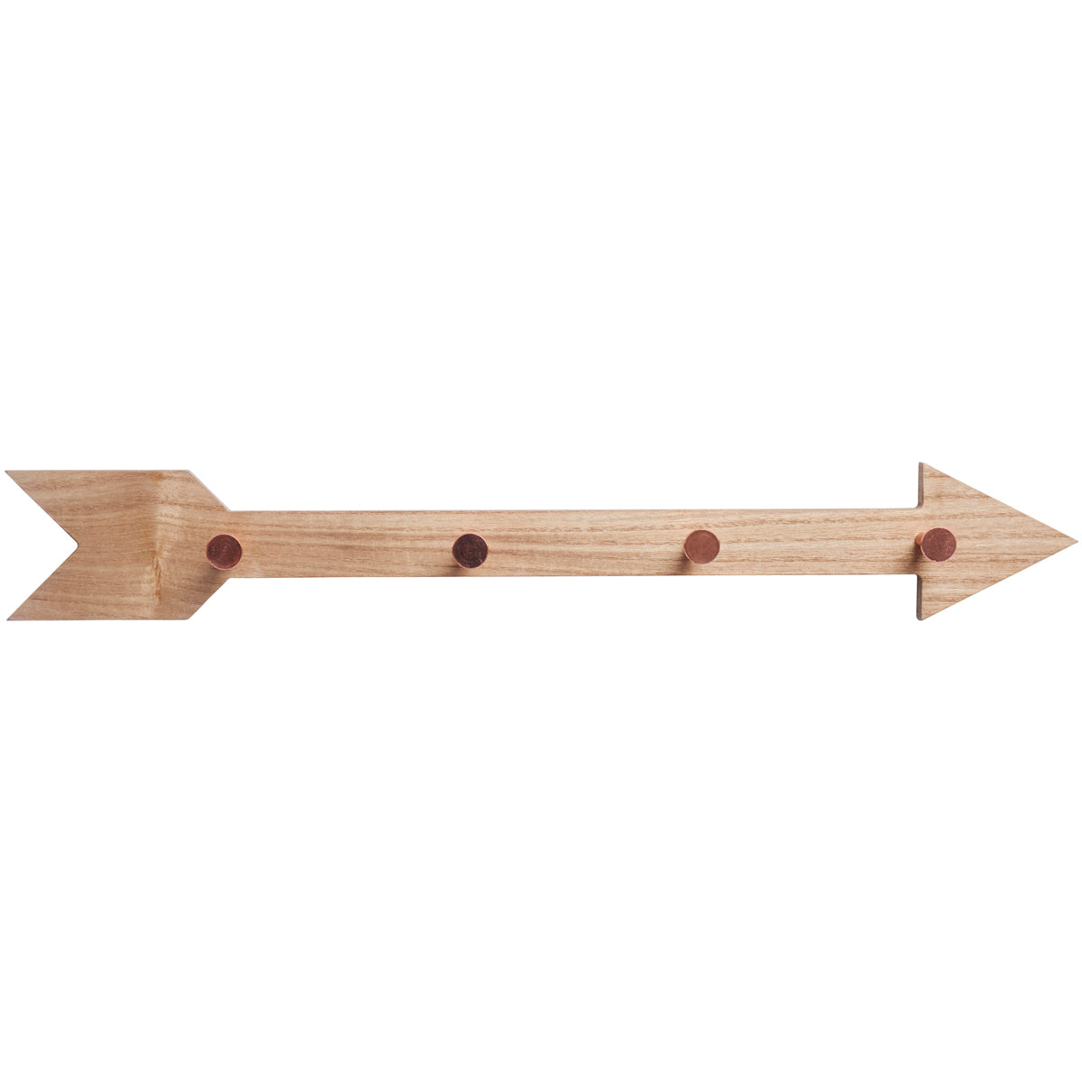 Wood and Copper Arrow Coat Rack – Cosinests