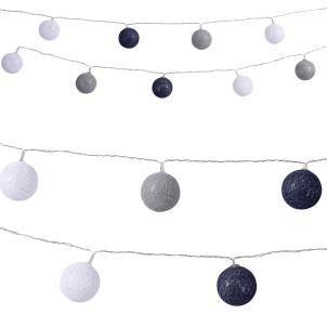 Cotton Ball String LED Light Garlands are a great way to add cosy lighting to your cosy home