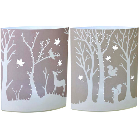 Woodland LED Lanterns - Squirrel or Deer Designs