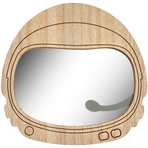Wooden Wall Mirror - Spaceman