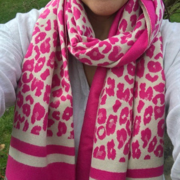 The Nala Pink is a stunning scarf that will without doubt help you stand out from the crowd