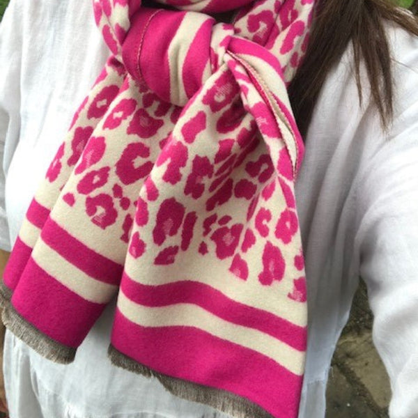 The Nala Pink is a stunning scarf that will without doubt help you stand out from the crowd