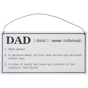 'Definition of Dad' Sign