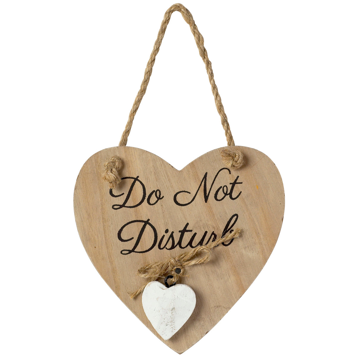 'Do Not Disturb' Heart Hanging Decoration