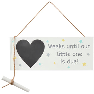 New Baby Countdown Sign