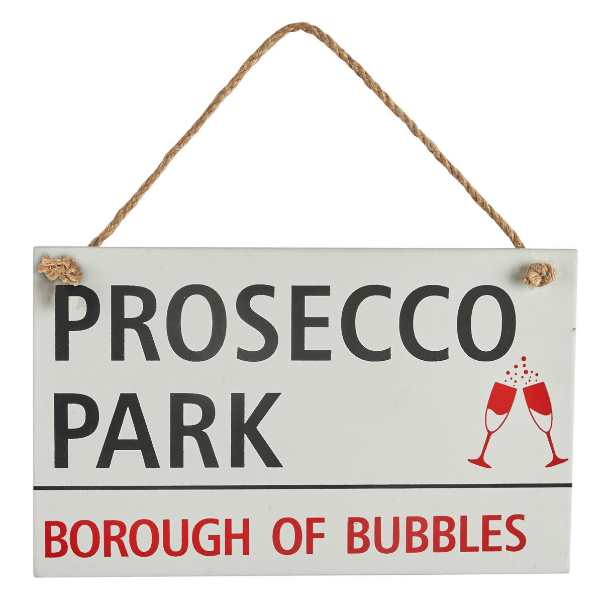 'Prosecco Park' Sign