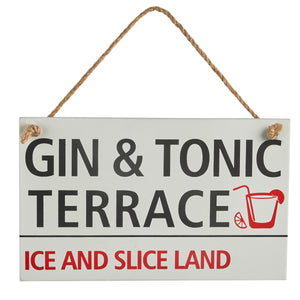 'Gin & Tonic Terrace' Sign