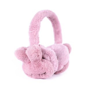 Sleepy Bunny Earmuffs - Pink
