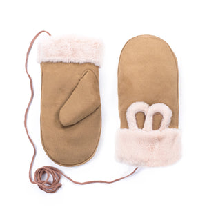 Camel Bunny Mittens for Adults