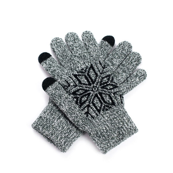 Birger Gloves - Grey & Black