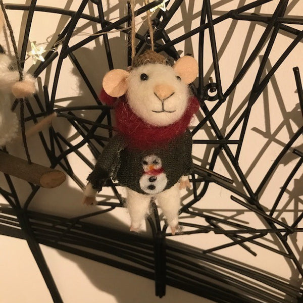 Felt 'Mortimer Mouse' Decoration
